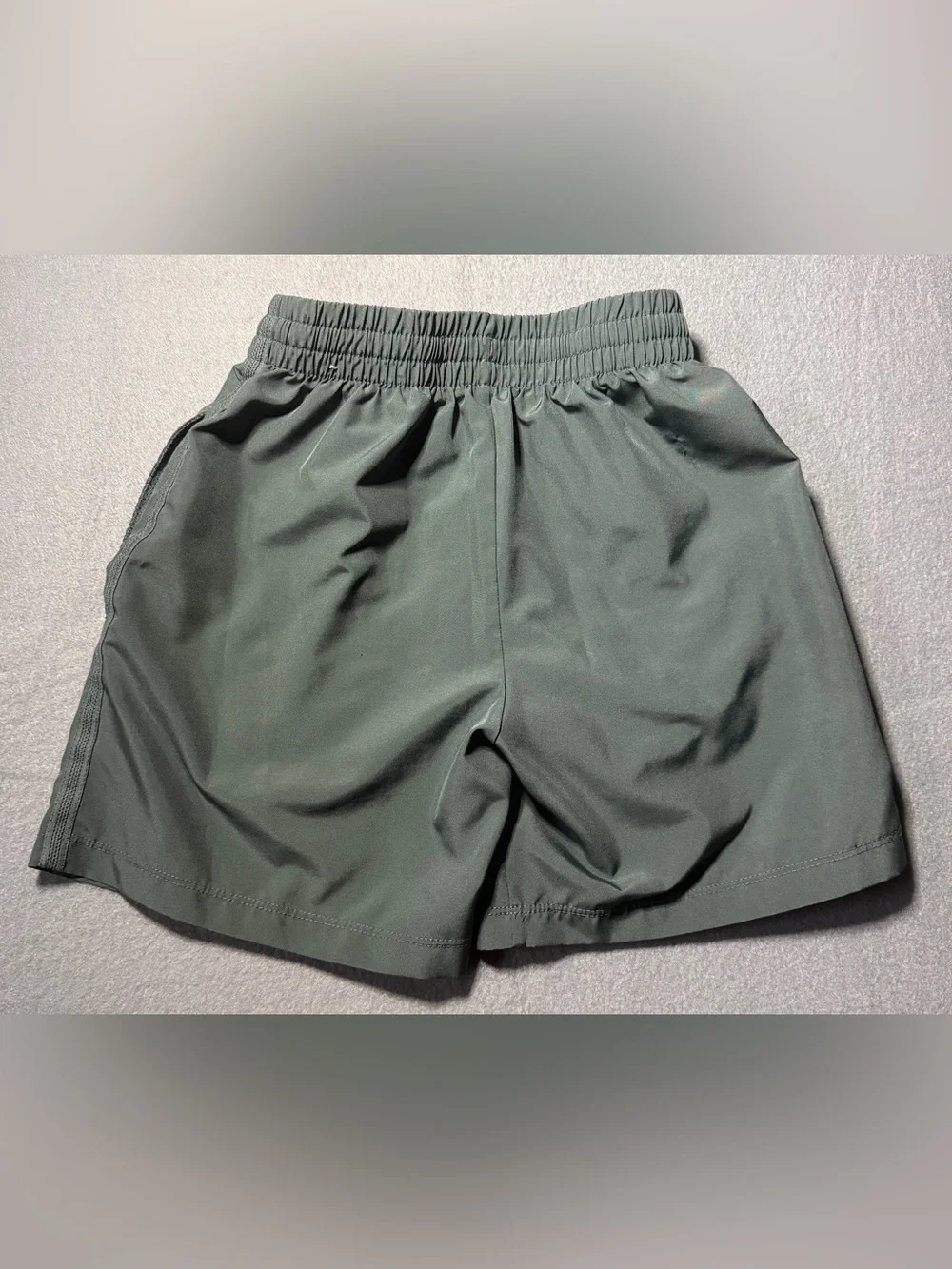 Nike Forest Green Performance Shorts with White Swoosh